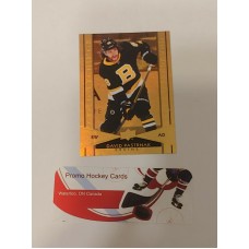 G-11 David Pastrnak Gold Etchings 2021-22 Tim Hortons UD Upper Deck 